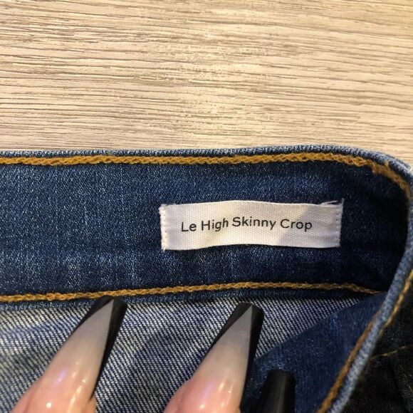 Frame Le High Skinny Crop Jeans Size 24 - Picture 9 of 10